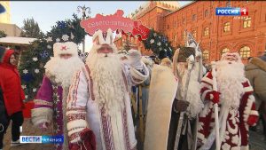 Митын Дада принял участие в слете Дедов Морозов в Москве