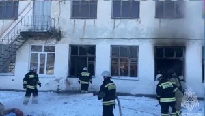 В моздокской школе-интернате произошел пожар, пострадавших нет