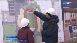 Стадион «Спартак»-ы æнæрлæугæйæ цæуынц арæзтадон куыстытæ