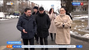 “Единая Россия” совместно с сотрудниками ГАИ и АМС провела мониторинг аварийно-опасных участков дорог во Владикавказе