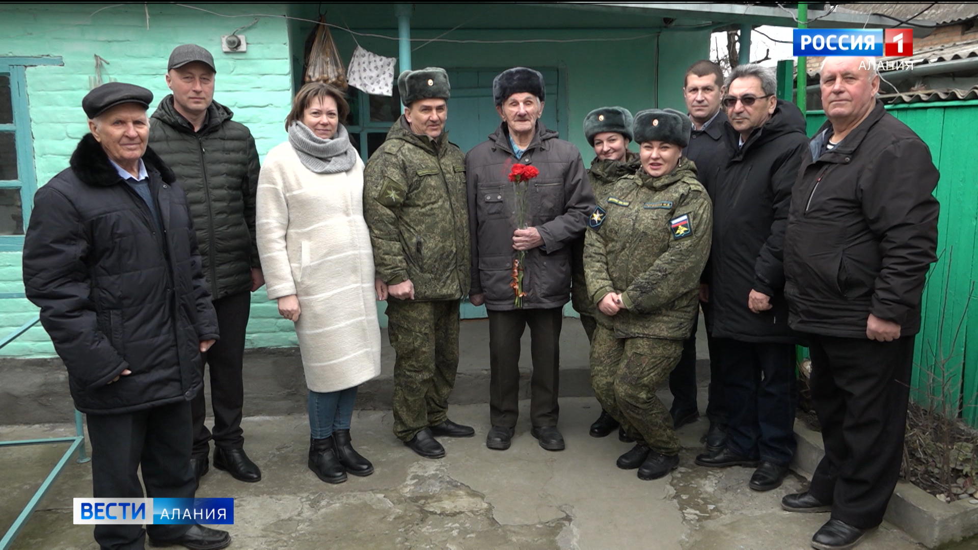 ГТРК «Алания» | Ветеранов в Моздокском районе поздравили с Днем защитника  Отечества