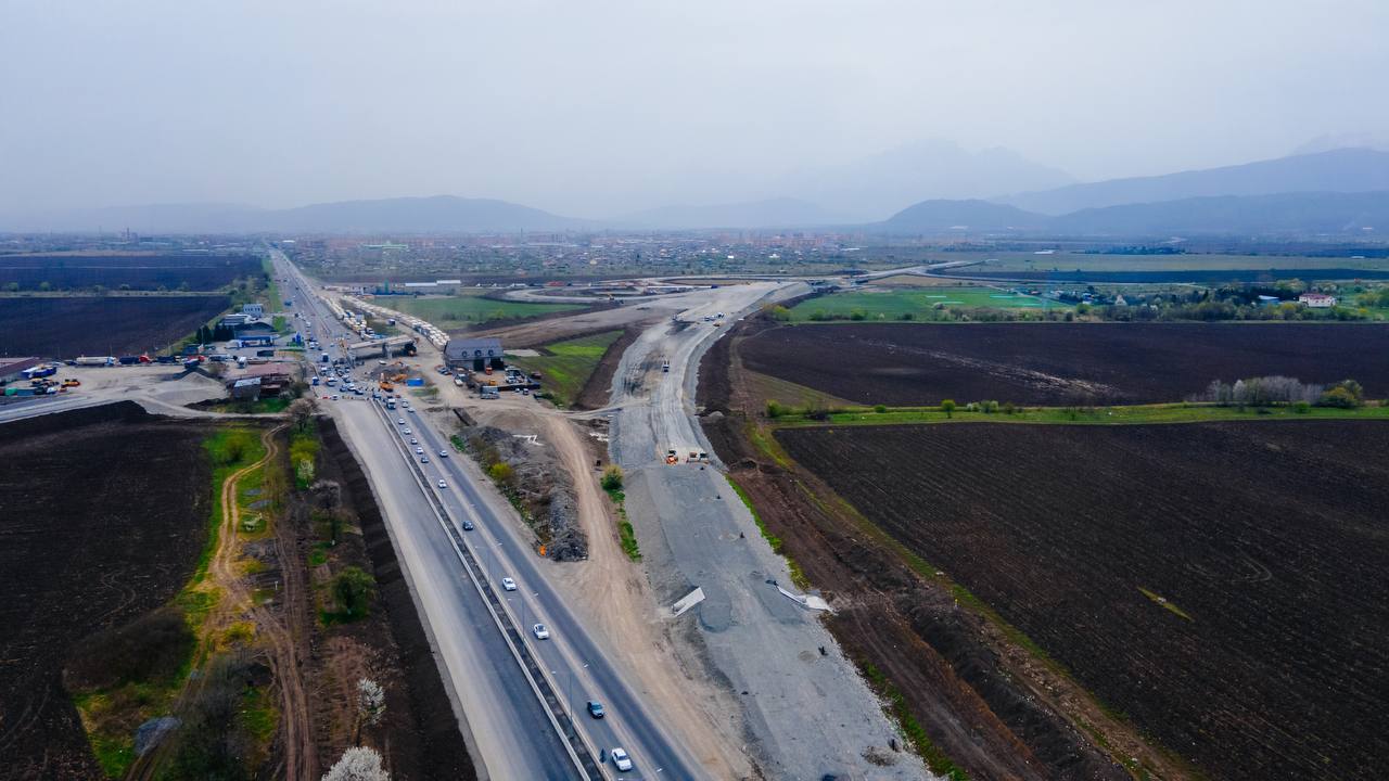 В Северной Осетии продолжается строительство объездной дороги Владикавказа