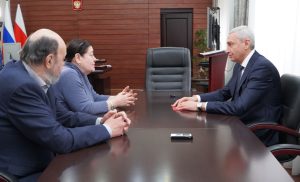 Борис Джанаев провел рабочую встречу с Ларисой Гергиевой