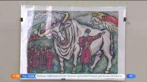 В Республиканском лицее искусств открылась выставка победителей конкурса «Рисуют дети Осетии»