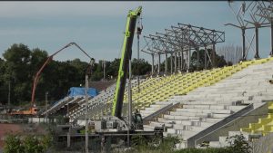 Стадион «Спартачы» скæсæйнаг трибунæйы 6-æм сектор ныффидар кодтой бетонæй