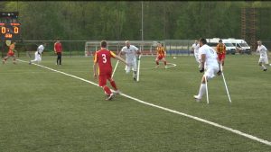 Во Владикавказе прошел товарищеский матч по футболу между командой ампутантов «Иристон» и командой Академии футбола «Алания»