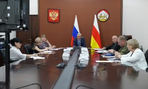 Борис Джанаев принял участие в заседании оперативного штаба под председательством Юрия Чайки