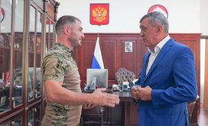 Алан Гаглоев награжден медалью «Во Славу Осетии»