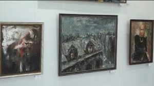 В Национальной библиотеке открылась выставка художников из Санкт-Петербурга