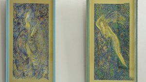 Республикæйы нывгæнджыты Цæдисы залты та байгом Хуссар Ирыстоны нывгæнæг-график Быценты Дзерассæйы куыстыты равдыст  Дзерассæйæн йæ фæсном у Гуло