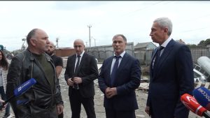 Глава правительства Борис Джанаев, министры и председатели комитетов с рабочим визитом посетили Правобережный район
