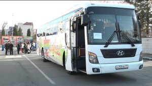 Во Владикавказ приехал автобус-тренажер из Главного управления по обеспечению безопасности дорожного движения МВД России