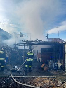 Огнеборцы ликвидировали пожар в частном доме в ст. Архонская