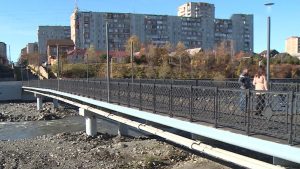 Пешеходный мост на улице Кольбуса планируют сдать в эксплуатацию до 10 декабря