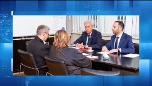 Дзанайты Барис Мæскуыйы фембæлд Уæрæсейы культурæйы министры фыццаг хæдивæг Сергей Обрывалинимæ