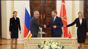 Парламент Северной Осетии заключил соглашение о сотрудничестве с Законодательным собранием Санкт-Петербурга