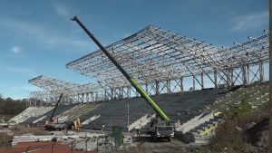 Работа на стадионе «Спартак» кипит, в ближайшие дни приступят к обустройству футбольного поля