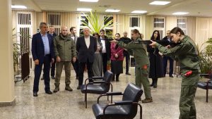 Сергей Меняйло посетил республиканский Дом юнармии, где проходят курсы по начальной военной подготовке