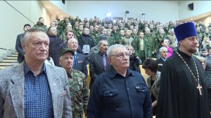 Торжественное мероприятие, посвященное выводу советских войск из Афганистана и Дню защитника Отечества, прошло в Доме офицеров