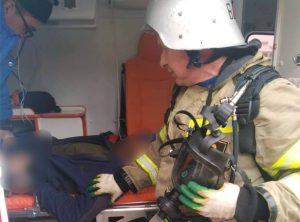 В Беслане при пожаре спасли 34-летнего мужчину