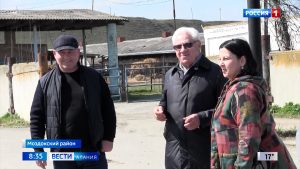 Специалисты министерства сельского хозяйства посетили с рабочей поездкой Моздокский район
