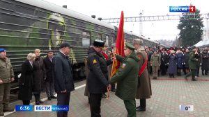 «Сила в правде»: Владикавказ принял тематический поезд Победы в рамках акции Минобороны