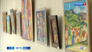 Выставка живописи и графики Дареджан Черткоти открылась в республиканском Доме народного творчества