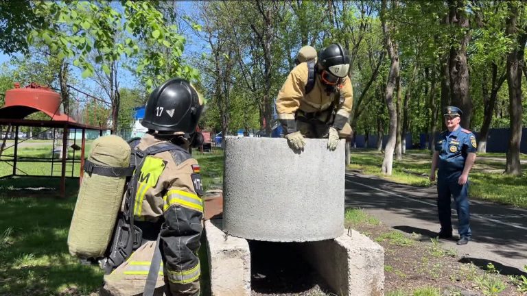 В пожарно-спасательной части Владикавказа провели блог-тур для студентов
