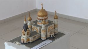 В Национальной научной библиотеке открылась выставка «Русско-Византийский мир Азнавура Мкртчана»