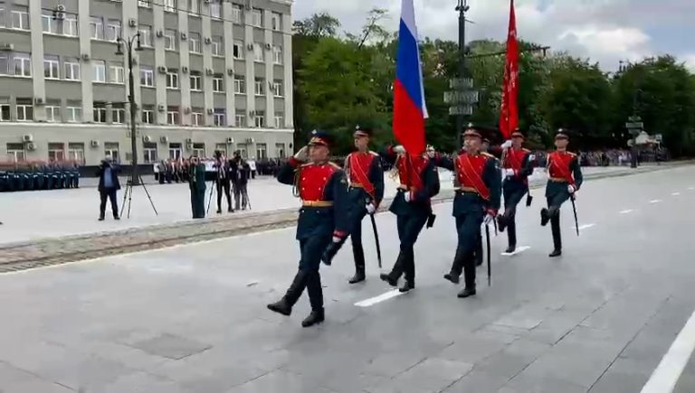 Во Владикавказе прошел военный парад в честь 79-й годовщины Победы в Великой Отечественной войне
