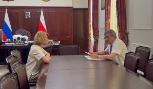 Министр сельского хозяйства РФ Оксана Лут приехала с рабочим визитом в Северную Осетию