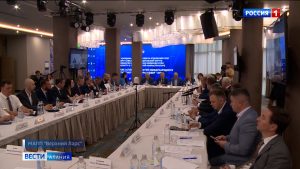Борис Джанаев встретился с президентом Российского союза промышленников и предпринимателей Александром Шохиным, а также руководителями крупных логистических компаний страны