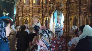Православные верующие отмечают Вознесение Господне