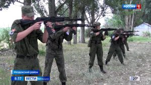 В Моздокском районе проходят военно-тактические учения казачат