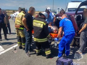 Четыре человека пострадали в ДТП на федеральной трассе «Кавказ» в Северной Осетии
