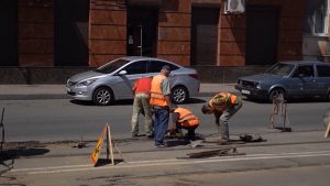 Дзæуджыхъæуы Николаевы æмæ Пожарскийы уынгты тигъыл кæронмæ фæци трамвайты фæндаджы цалцæг