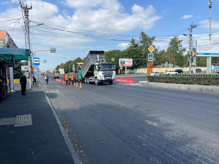 Ремонт дороги на проспекте Доватора завершат до конца года