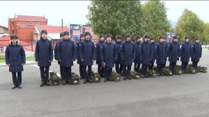 В Северной Осетии в рамках осеннего призыва на службу проводили первую группу новобранцев