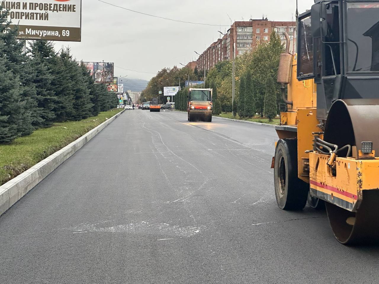 В столице республики завершается ремонт улицы Владикавказской