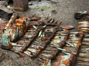 284 патрона, предположительно, времен Великой Отечественной войны нашли при проведении ремонтных работ во Владикавказе