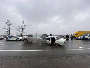Массовое ДТП произошло на трассе «Кавказ» в районе с.Хумалаг