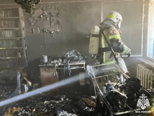 54-летняя женщина погибла при пожаре во Владикавказе