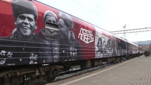 «Поезд Победы» вновь прибыл во Владикавказ