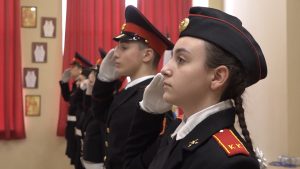 В четвертой гимназии Владикавказа открыли первый в стране кадетский класс министерства юстиции