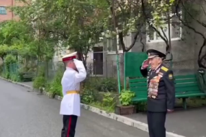 Суворовцы побывали в гостях у ветерана Александра Михайловича Пагаева