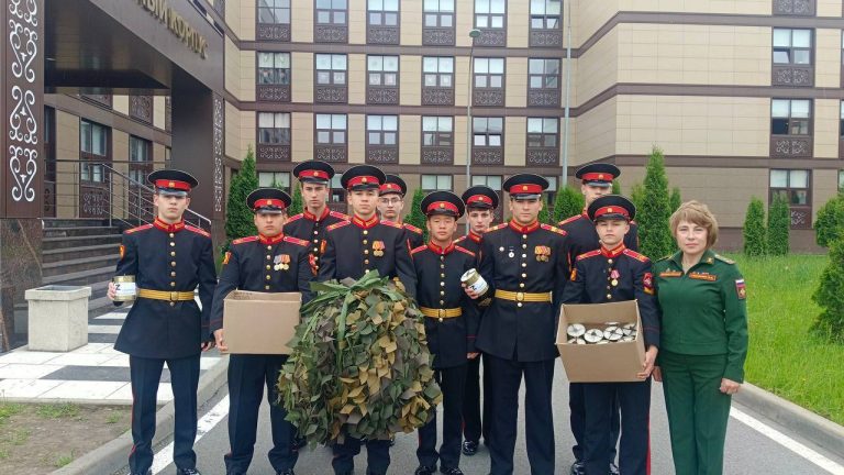 Суворовцы СК СВУ отправили бойцам СВО из Северной Осетии маскировочные сети и окопные свечи