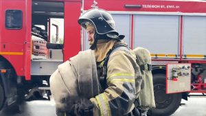 В одном из владикавказских торговых центров прошли пожарно-тактические учения