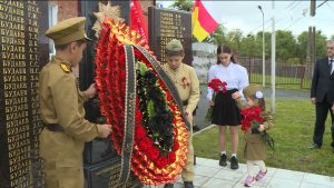 В Толдзгуне открыли памятник воинам-односельчанам, погибшим в годы Великой Отечественной войны