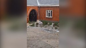 Несколько районов Северной Осетии пострадали от града