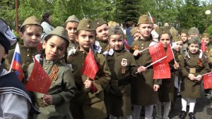 В детском саду поселка Южный прошел парад Победы